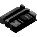 IDC14F DIP W/KEY GRYSKU:223085