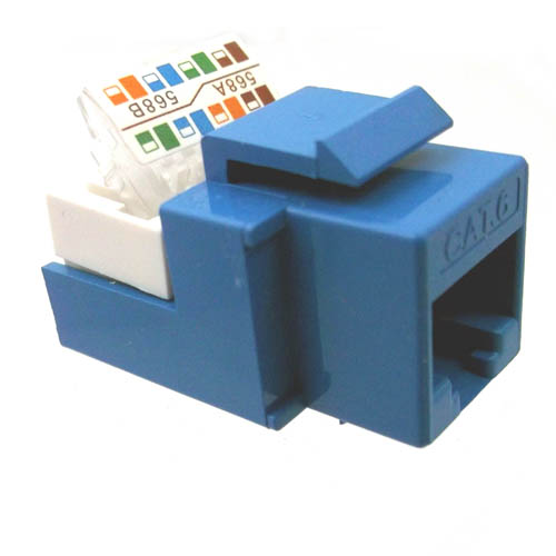 KEYSTONE JACK CAT6 WHITE TOOLLESSKU:223466