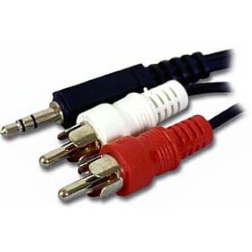 AUDIO CABLE 3.5 STEREO PL-RCAPX2SKU:223232
