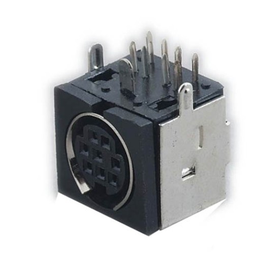 MINI DIN JACK 8POS PCRA/SHLD METSKU:223690